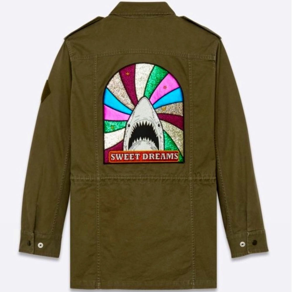 SAINT LAURENT ,,SWEET DREAMS MILITARY JACKET